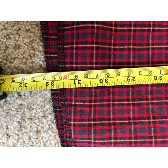 Wrangler Shirt Men's XL TALL Red Plaid‎ Western Pear snaps cowboy Texas outdoor - Picture 8 of 9